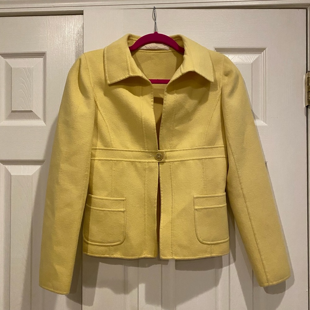 Yellow Valentino Jacket size 2 like new
